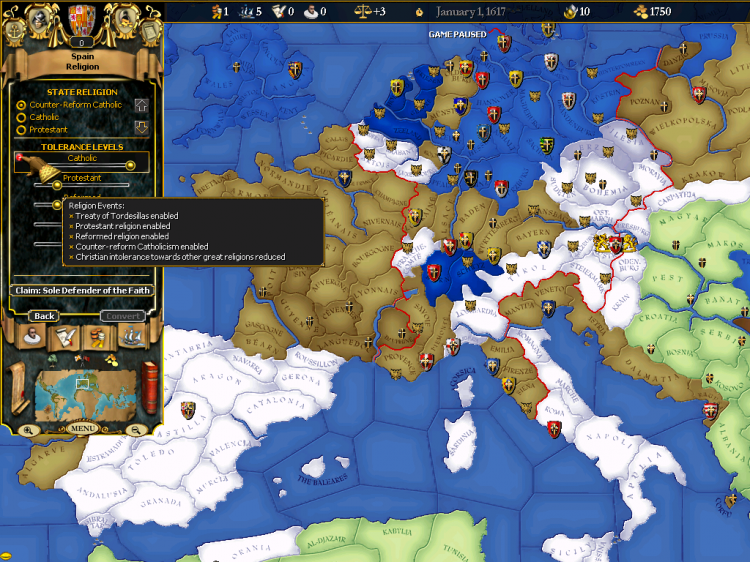 For The Glory: A Europa Universalis Game