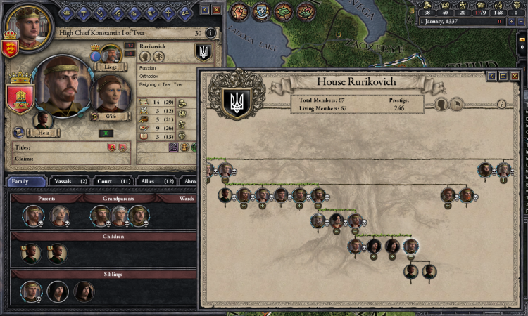 Crusader Kings II: Dynasty Shield Pack