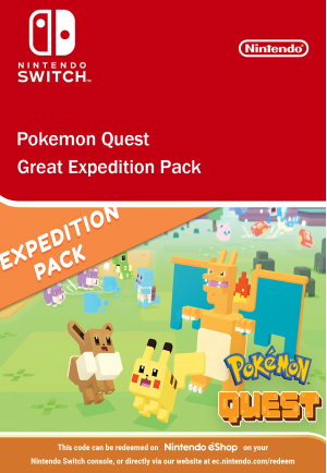 Pokemon Quest Great Expedition Pack DLC Nintendo Switch