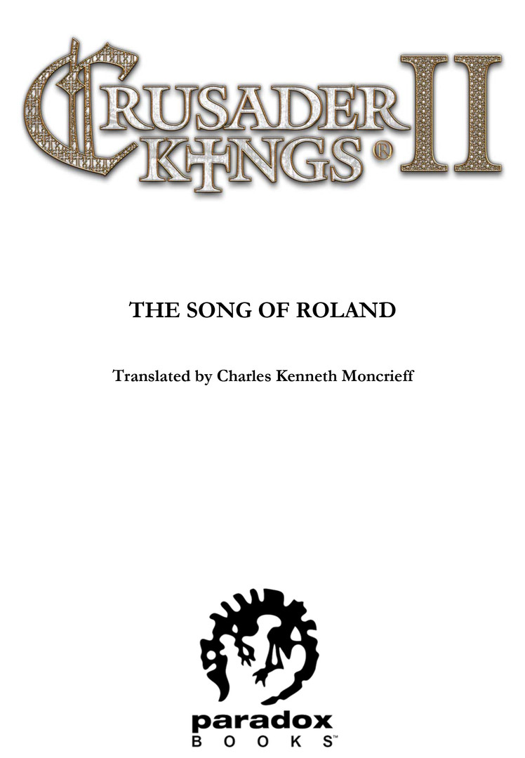 Crusader Kings II: The Song of Roland Ebook