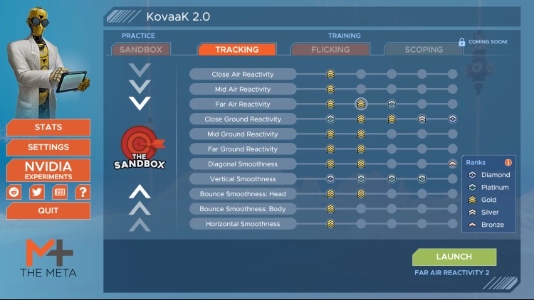 KovaaK’s Tracking Trainer