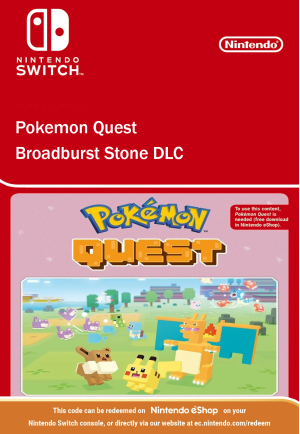 Pokemon Quest Broadburst Stone DLC Nintendo Switch
