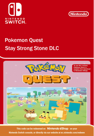 Pokemon Quest Stay Strong Stone DLC Nintendo Switch