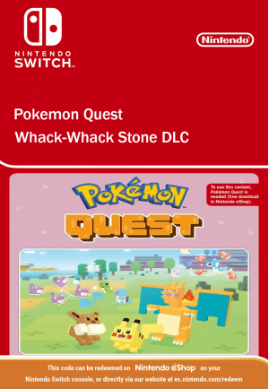 Pokemon Quest Whack-Whack Stone DLC Nintendo Switch
