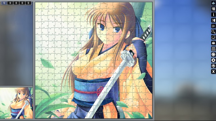 Pixel Puzzles Illustrations & Anime - Jigsaw Pack: Samurai