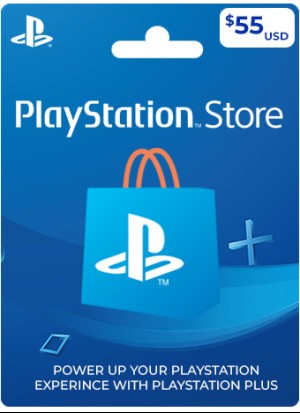 PlayStation Store Card 55 USD (United States)