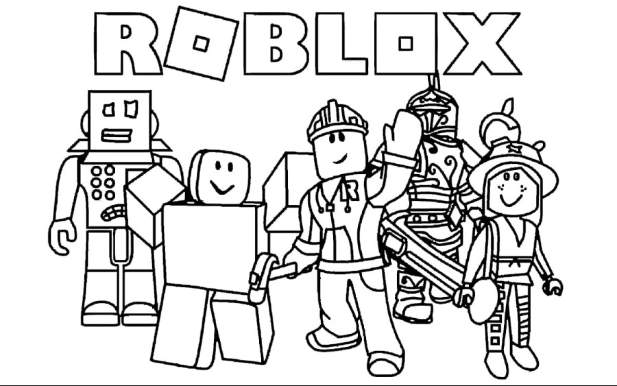 Roblox Boyama Sayfaları