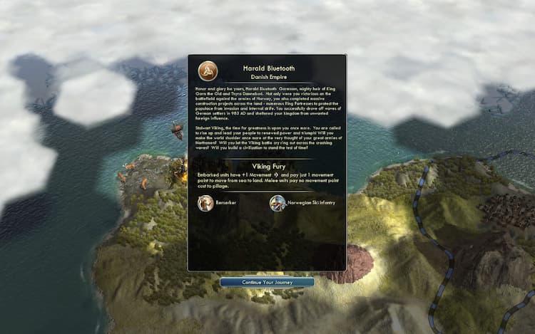 Sid Meiers Civilisation V : Denmark and Explorers Combo Pack